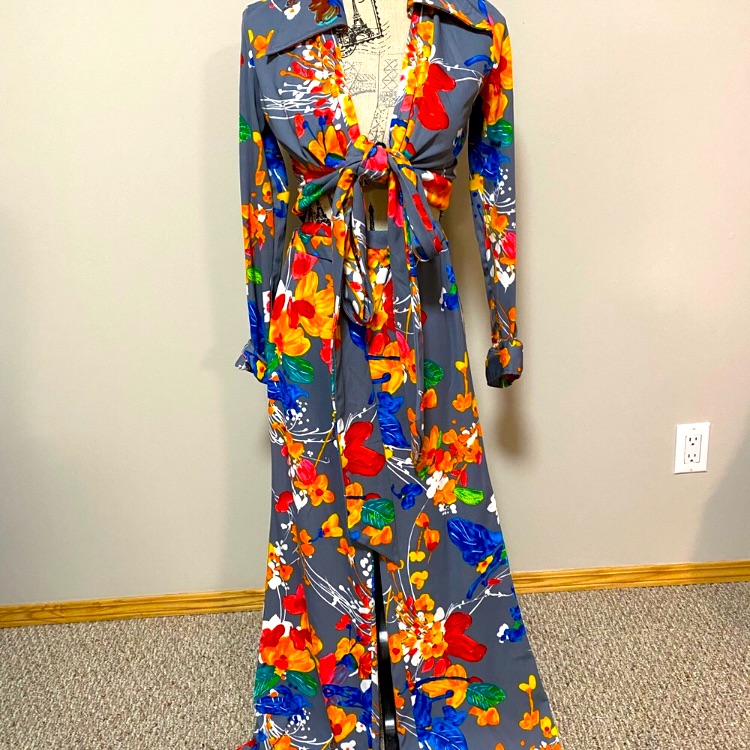 Vintage 2 Piece Matching Loungewear Set Xs